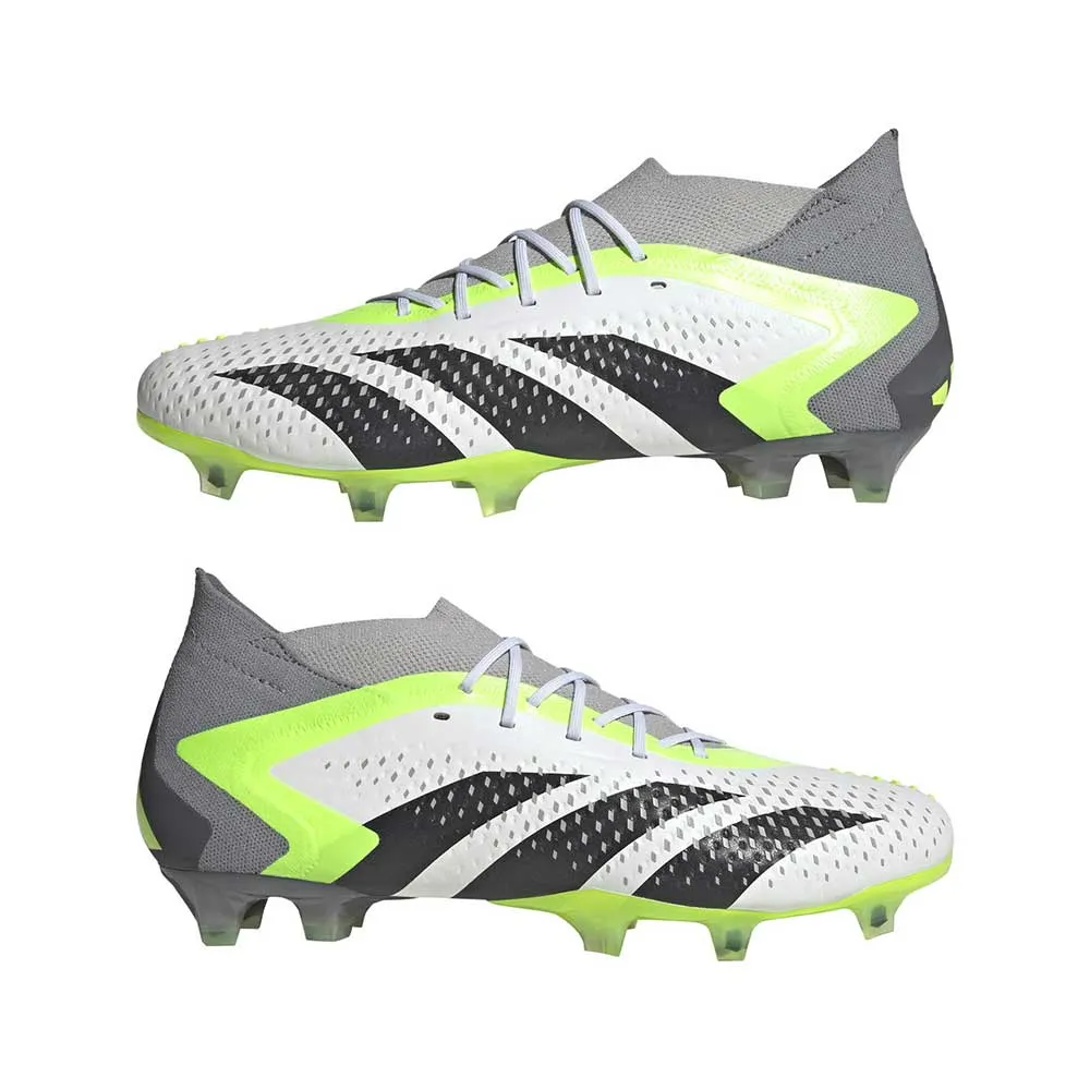 All Gender adidas Predator Accuracy.1 FG Soccer Shoes - FtwWhite,Cblack,Luclem - Regular (D)