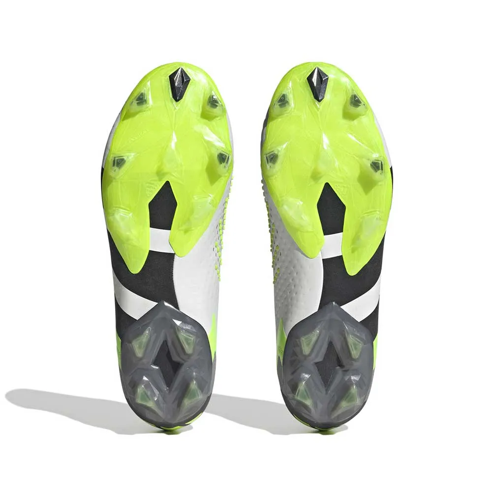 All Gender adidas Predator Accuracy.1 FG Soccer Shoes - FtwWhite,Cblack,Luclem - Regular (D)