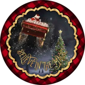 Believe In Magic Santa Sleigh (DTF Transfer)