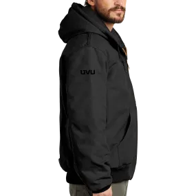 Carhartt Quilted-Flannel-Lined Duck Active Jac - UVU Mono