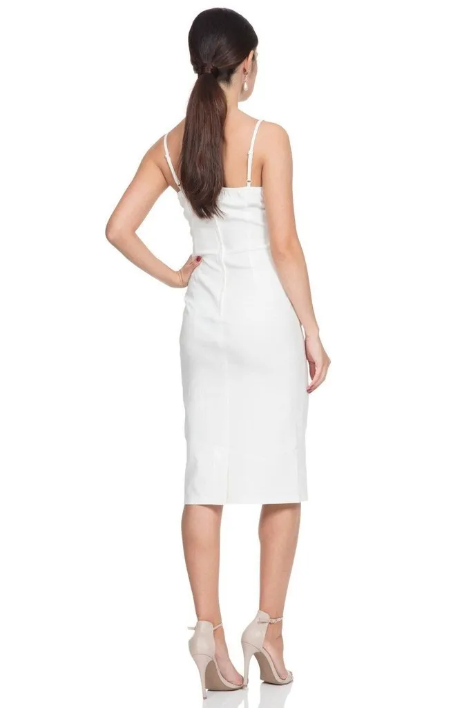 Davina White Wiggle Dress