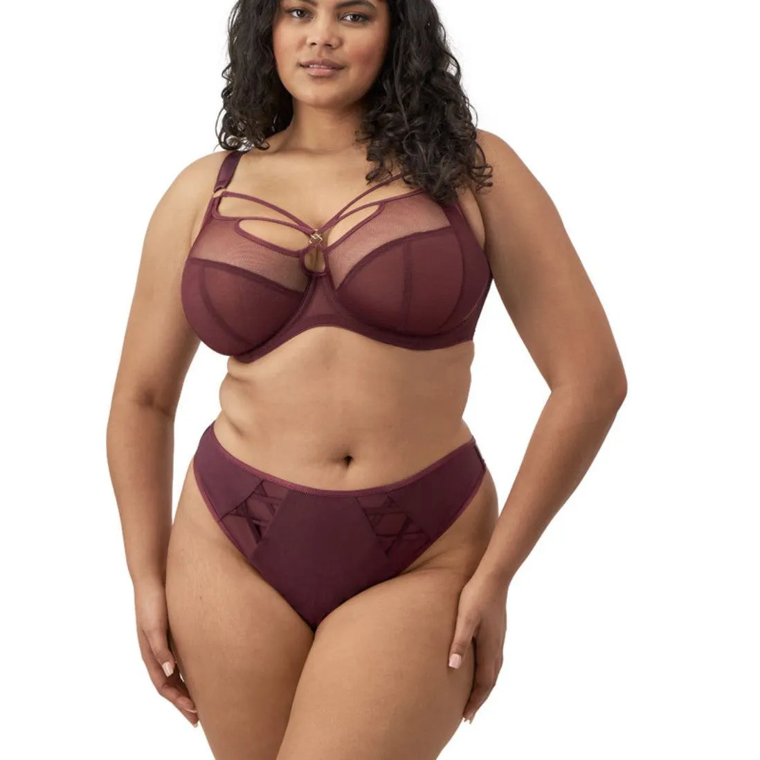 Elomi Sachi Thong in Cabernet EL4367