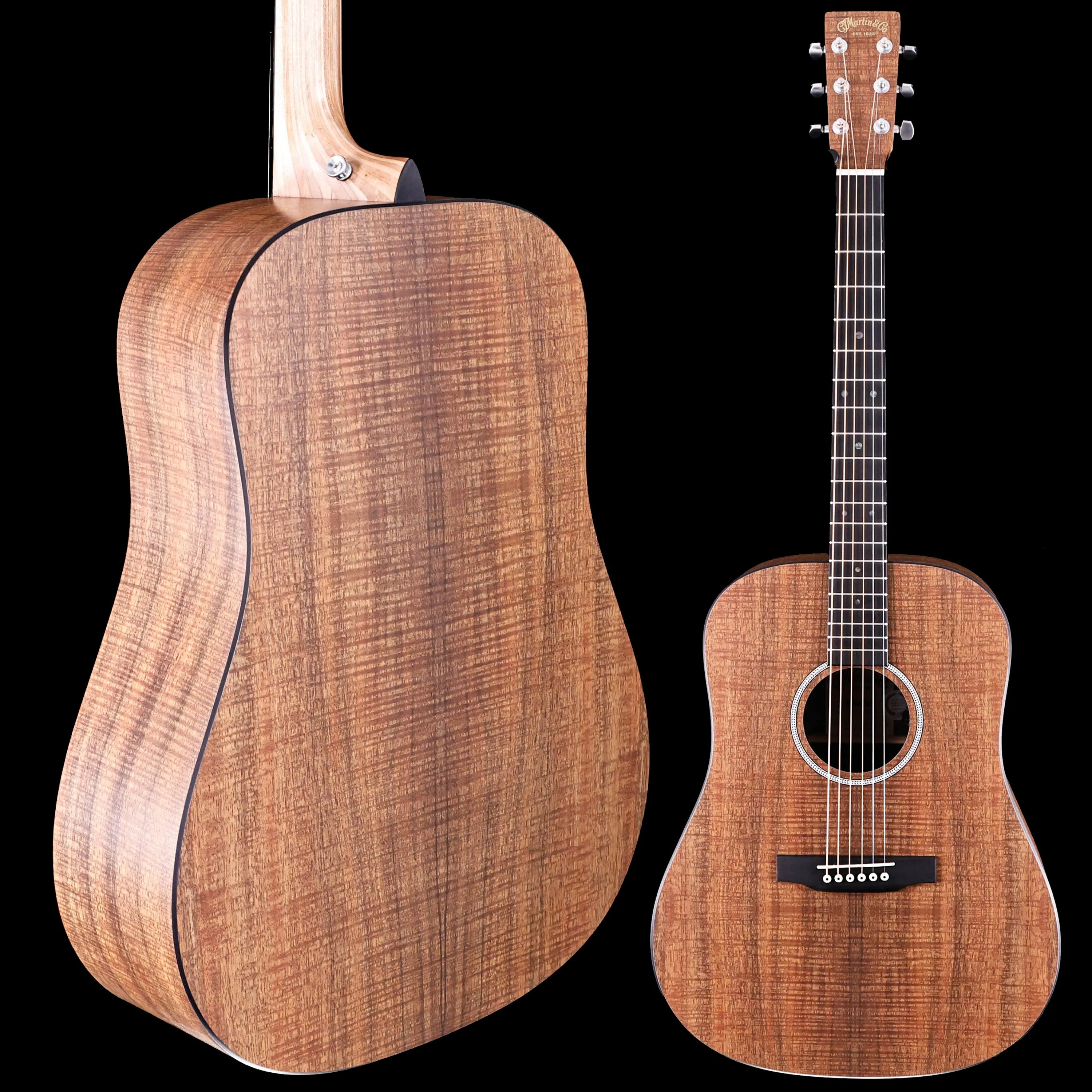 Martin D-X1E Koa, Figured Koa 5lbs 0oz w TONERITE AGING OPTION!