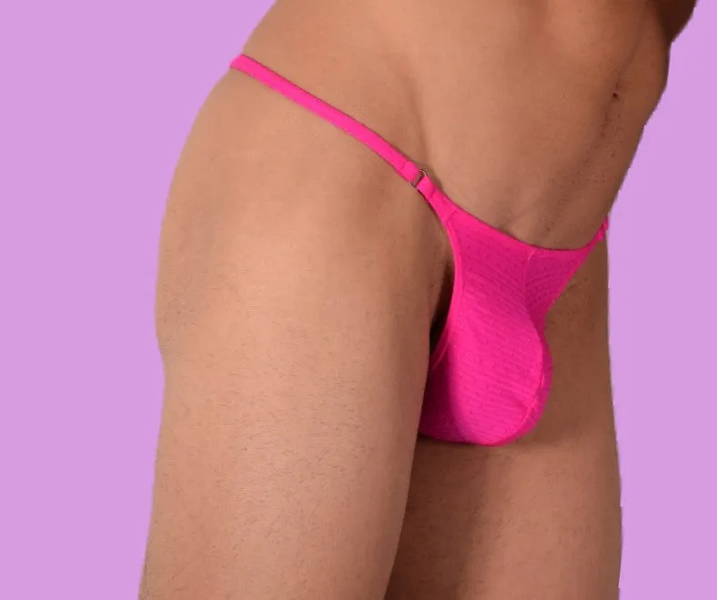 Small SMU Thong Super Sexy O-Ring Pink 34144 SX05