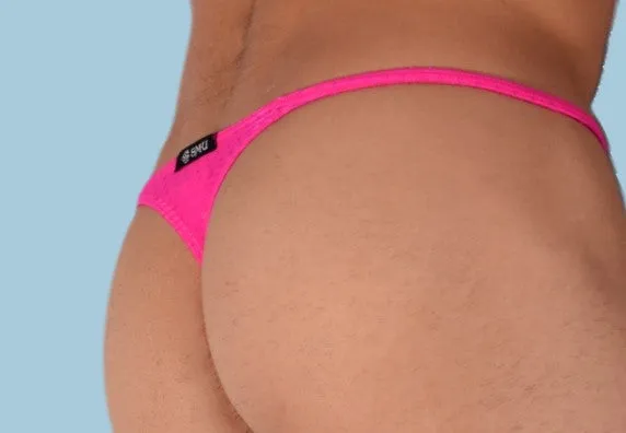 Small SMU Thong Super Sexy O-Ring Pink 34144 SX05