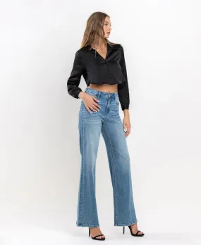 Vervet Righteously - High Rise Wide Leg Jeans