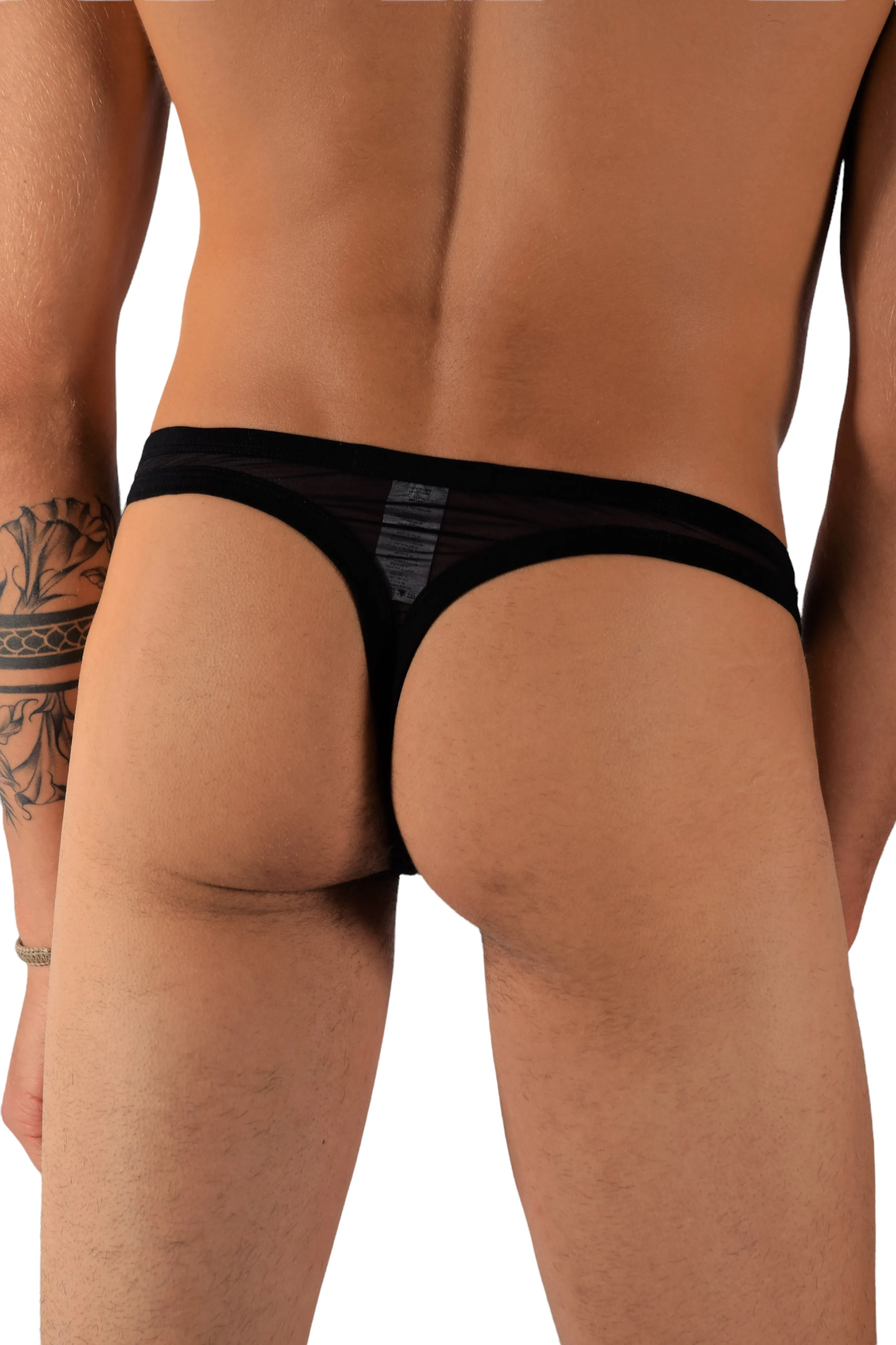 XS - Andrew Christian Thong Arouse C-Ring Front Window Tangas 91023 18